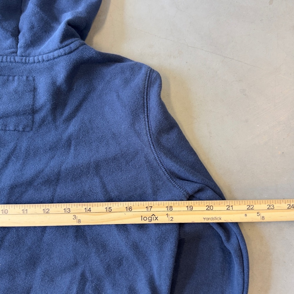 Aeropostale Womens Navy Blue Athletic Full Zip Hoodie Sweatshirt Medium - Picture 4 of 6